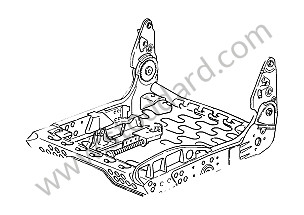 SEAT FRAME ELECTRIC HEIGHT AND LONGITUDINAL ADJUSTMENT / RIGHT (99352107003)