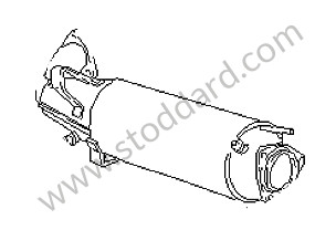 Catalytic Converter For 911 Carrera 1984-1989  (93011323028)