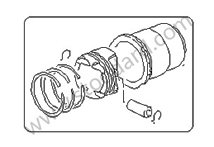 Cylinder W/ Piston 552-558 GRAMS (99610391574)