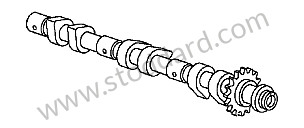 Rocker cover / camshaft / rocker arm / rocker arm shaft for Porsche Boxster 986 97-04 &bull; 2001 &bull; Boxster 2.7 &bull; Cabrio &bull; Manual Gearbox, 5 Speed
