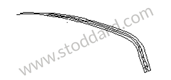 911561405013AV - Zip Fastener for Porsche 911 78-83 &bull; 1983 &bull; 3.0Sc &bull; Cabrio &bull; Manual Gearbox, 5 Speed