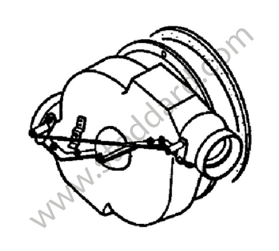 91157101800 - Blower Motor for Porsche 911 Turbo + 965 &bull; 1975 &bull; 3.0 Turbo &bull; Coupe &bull; Manual Gearbox, 4 Speed