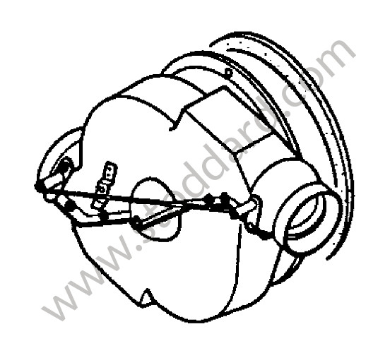 91157101800 - Blower Motor for Porsche 911 74-77 + 912E &bull; 1976 &bull; 912E &bull; Coupe &bull; Manual Gearbox, 5 Speed