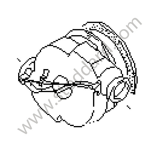 91157101800 - Blower Motor for Porsche 911 Turbo + 965 &bull; 1978 &bull; 3.3 Turbo &bull; Coupe &bull; Manual Gearbox, 4 Speed