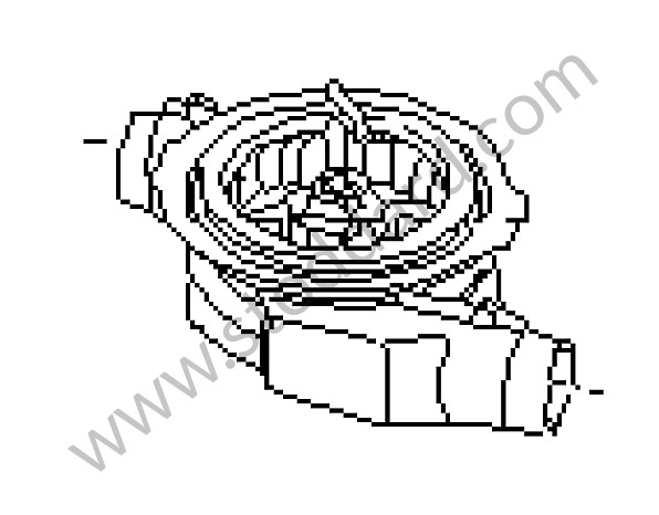91157101800 - Blower Motor for Porsche 914 &bull; 1970 &bull; 914/4 1.7 &bull; Manual Gearbox, 5 Speed