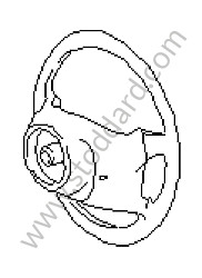 AIRBAG STEERING WHEEL graphite grey / graphite grey (C50) / OPTION: DARK MAPLE BURL (Option code: IX30) (99634798103C50)