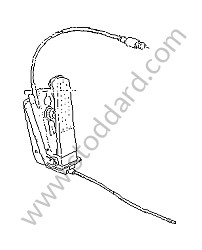 THROTTLE CONTROL Left-hand drive (99642302309)