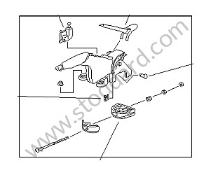 PARKING-BRAKE LEVER Left-hand drive / savannah / savannah (S30) (99642498024S30)