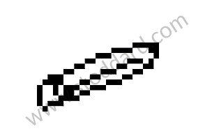 MOULDING Left-hand drive / black / black (A11) / LEATHER / OPTION: LEATHER TRIM STRIP (DASHBOARD) (Option code: IXNU) (99655299800A11)