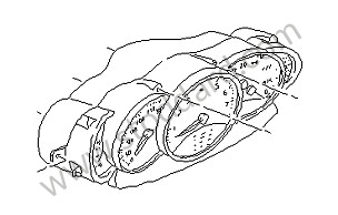 INSTRUMENT CLUSTER Left-hand drive (9966411050170C)
