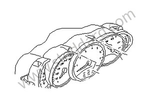 INSTRUMENT CLUSTER Left-hand drive (9966411150370C)