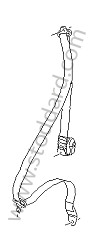 SEAT BELT speed yellow / speed yellow (V02) / RIGHT (99680303490V02)