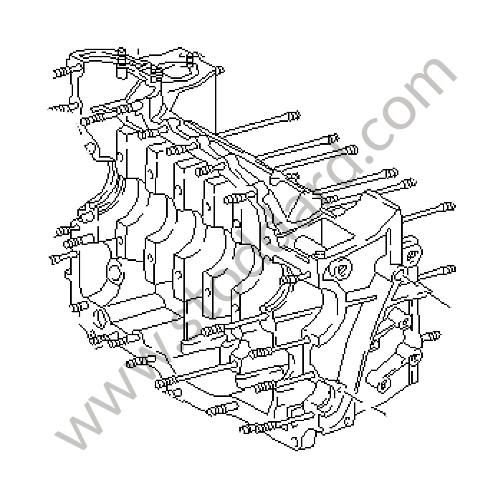 93010100322 - Crankcase for Porsche 911 84-86 &bull; 1984 &bull; 3.2 &bull; Coupe &bull; Manual Gearbox, 5 Speed