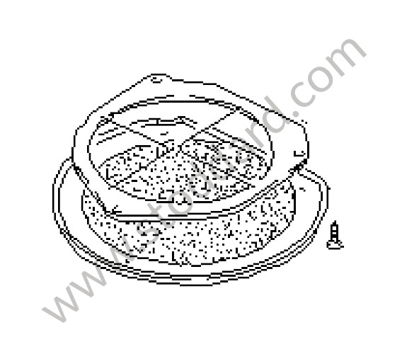 477820907 - Air Filter for Porsche 924 76-79 &bull; 1979 &bull; 924 2.0 &bull; Coupe &bull; Automatic Gearbox