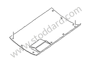GLOVE BOX COVER Left-hand drive / black / black (A11) / LEATHER (99655213301A11)