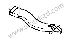 AIR DUCT LEFT / OPTION: 4 ZONE AIR CONDITIONING SYSTEM (Option code: I9AH) / OPTION: 4 ZONE AIR CONDITIONING SYSTEM (Option code: I9AH) (95557332700)