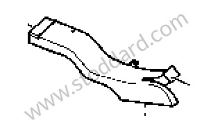 AIR DUCT RIGHT / OPTION: 4 ZONE AIR CONDITIONING SYSTEM (Option code: I9AH) / OPTION: 4 ZONE AIR CONDITIONING SYSTEM (Option code: I9AH) (95557332800)