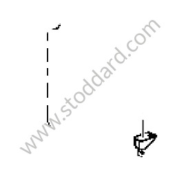 AIR DUCT LEFT / OPTION: 4 ZONE AIR CONDITIONING SYSTEM (Option code: I9AH) / OPTION: 4 ZONE AIR CONDITIONING SYSTEM (Option code: I9AH) (95557332900)