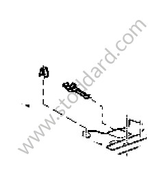 AIR DUCT RIGHT / OPTION: 4 ZONE AIR CONDITIONING SYSTEM (Option code: I9AH) / OPTION: 4 ZONE AIR CONDITIONING SYSTEM (Option code: I9AH) (95557333000)