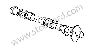 CAMSHAFT INLET / CYLINDER 1-2-3 / OPTION: VEHICLE WITH FACTORY ENGINE KIT (Option code: IX51) (99610503540)