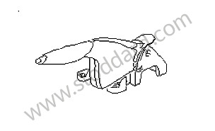 PARKING-BRAKE LEVER Left-hand drive / metropolitan blue / metropolitan blue (FHF) (99642403107FHF)