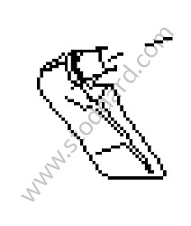 TAIL PIPE RIGHT / OPTION: SPORT TAILPIPE OF POLISHED STAINLESS STEEL 4 PIPE LOOK (Option code: I0P3) (95511198200)