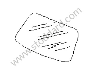 WINDSCREEN GREEN / GREEN / OPTION: INTERIOR REAR VIEW MIRROR WITH AUTOMATIC PROGRESSIVE DARKENING AND RAIN SENSOR (Option code: M265), OPTION: MANUAL ANTENNA, 4 LOUDSPEAKERS (Option code: M440) (98654190108)