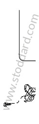 VIBRATION DAMPER LEFT / OPTION: SUSPENSION/DAMPERS STANDARD (Option code: I1BA) (95534304300)