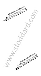 DOOR SILL RIGHT (99650396403GRV)