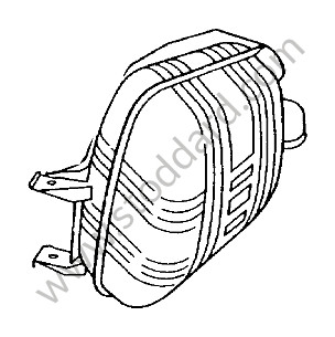 Rear exhaust for Porsche 996 Gt3 / Gt3-1 &bull; 2004 &bull; 996 Gt3 &bull; Coupe &bull; Manual Gearbox, 6 Speed