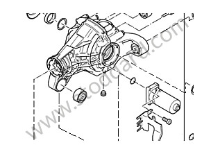REAR AXLE DIFFERENTIAL New part / Without OPTION:  DIFFERENTIAL LOCK REAR CENTRE DIFFERENTIAL LOCK (Option code: I1Y1) (95533201001)