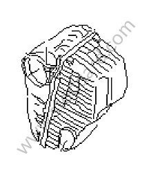AIR CLEANER LEFT / OPTION: EQUIPMENT FOR COUNTRIES WITH DUST LADEN AIR  (Option code: I1L2) (95511002100)