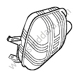 MAIN EXHAUST MUFFLER LEFT / OPTION: FACTORY SPORTS EXHAUST, SOUND (Option code: IXLF), OPTION: TURBO LOOK 4S (Option code: M491) (99611198405)