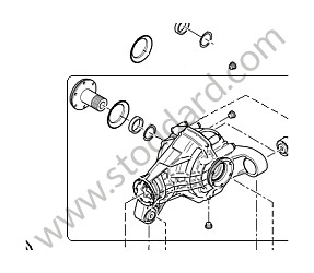 REAR AXLE DIFFERENTIAL New part / OPTION: DIFFERENTIAL LOCK REAR CENTRE DIFFERENTIAL LOCK (Option code: I1Y1) (95533202051)
