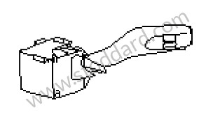 WIPER SWITCH black / black (01C) / OPTION: REAR WINDOW WIPER (Option code: I425) (9976132550001C)
