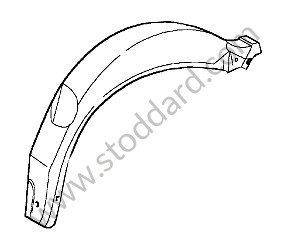 WHEEL HOUSING RIGHT (99650221603GRV)