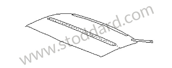A94156114910A20 - INNER LINING for Porsche 944 89-91 &bull; 1989 &bull; 944 S2 &bull; Cabrio &bull; Manual Gearbox, 5 Speed