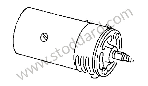 A54760310100 - DC GENERATOR for Porsche 356A &bull; 1958 &bull; 1500 Carrera Gt (692/0) &bull; Coupe A T2 &bull; Manual Gearbox, 4 Speed