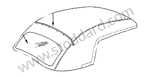 CONVERTIBLE TOP COVERING WITH AR GLASS  (A64456108206)