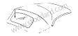 CONVERTIBLE TOP TRIM 356 SPEEDSTER, ORIGIN, BLACK (OTHER COLOURS AVAILABLE ON REQUEST)