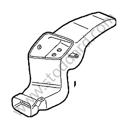 FOOTWELL OUTLET VENT Left-hand drive (99757279302)