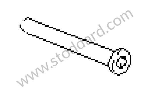N0231512 - BOLT for Porsche 924 80-85 &bull; 1980 &bull; 924 2.0 &bull; Coupe &bull; Automatic Gearbox