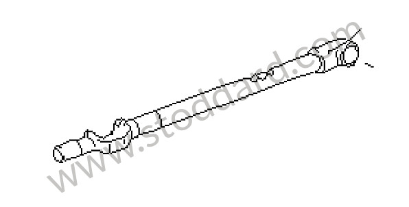 01E311575 - GEAR SHIFT ROD for Porsche 968 &bull; 1993 &bull; 968 Cs &bull; Coupe &bull; Manual Gearbox, 6 Speed