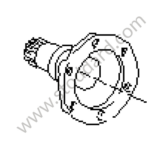 01E409355B - FLANGED SHAFT for Porsche 968 &bull; 1992 &bull; 968 &bull; Cabrio &bull; Manual Gearbox, 6 Speed