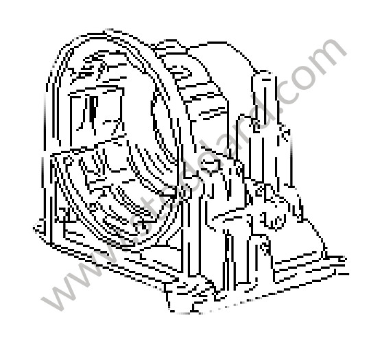 010321101G - TRANSMISSION CASE for Porsche 944 82-85 &bull; 1982 &bull; 944 2.5 &bull; Coupe &bull; Automatic Gearbox