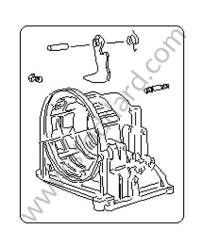 010321101G - TRANSMISSION CASE for Porsche 924 76-79 &bull; 1977 &bull; 924 2.0 &bull; Coupe &bull; Automatic Gearbox