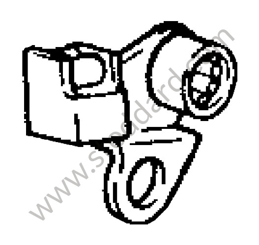 010321135 - ENGAGING LEVER for Porsche 944 85-88 &bull; 1985 &bull; 944 2.5 Serie 2 &bull; Coupe &bull; Automatic Gearbox