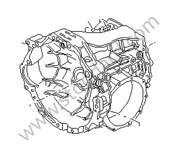 012301103AD - TRANSMISSION CASE for Porsche Boxster 987 05-08 &bull; 2007 &bull; Boxster 2.7 &bull; Cabrio &bull; Manual Gearbox, 5 Speed