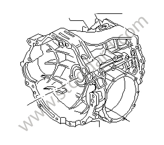 012301103AD - TRANSMISSION CASE for Porsche Boxster 986 97-04 &bull; 1997 &bull; Boxster 2.5 &bull; Cabrio &bull; Manual Gearbox, 5 Speed