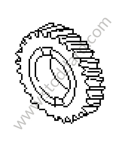 012311159CH - GEAR WHEEL for Porsche Boxster 986 97-04 &bull; 2000 &bull; Boxster 2.7 &bull; Cabrio &bull; Manual Gearbox, 5 Speed